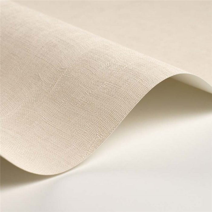 Casadeco|Papel pintado efecto muselina blanco con textura|Colores Lisos