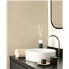 Casadeco|Tapete mit Musselinstruktur in Beige|Einfarbige Farben