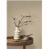 Casadeco|Beige muslin fabric wallpaper with texture|Beige