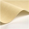 Casadeco|Muslin fabric-effect wallpaper in light yellow|Solid Colors