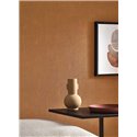 Casadeco|Wallpaper with brown vinyl textile effect|Brown