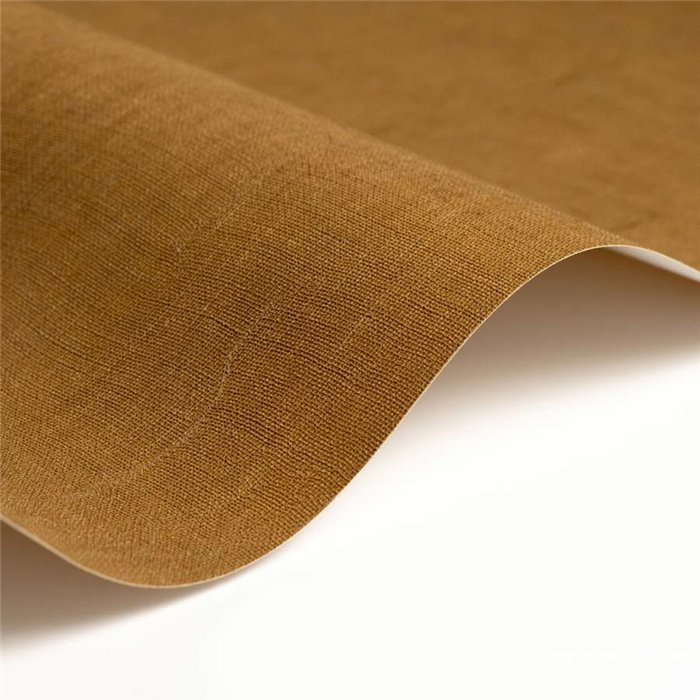 Casadeco|Wallpaper with brown vinyl fabric effect|Brown
