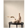 Casadeco|Wallpaper with nude pink textile effect|Pink