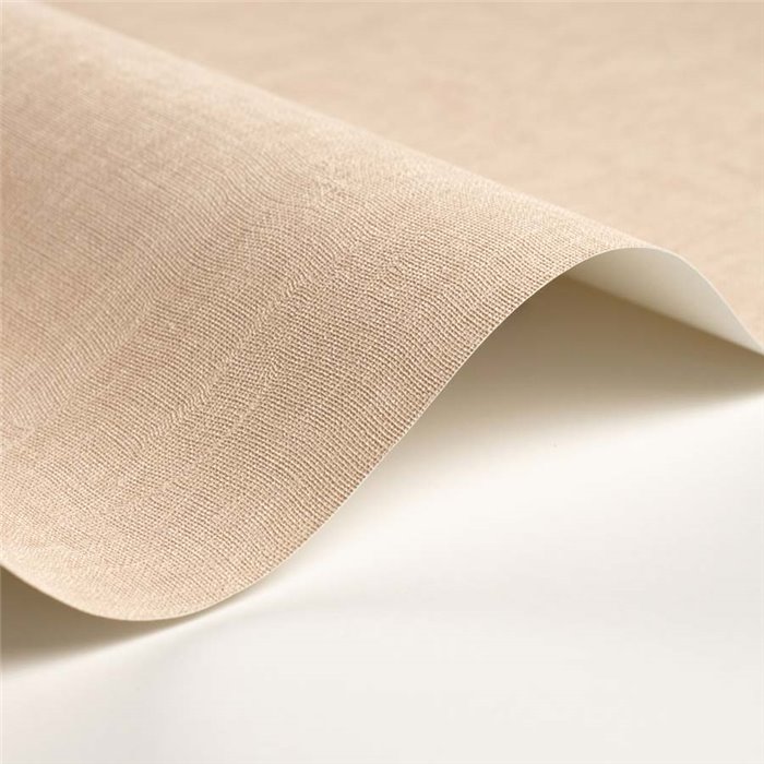 Casadeco|Wallpaper with nude pink textile effect|Pink