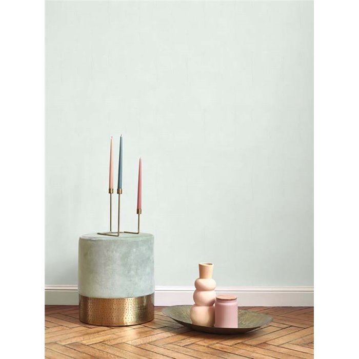 Papel pintado liso celeste con textura efecto textil - Casadeco Etamine 200256116