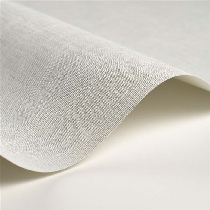 Papel pintado liso celeste con textura efecto textil - Casadeco Etamine 200256116