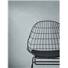 Casadeco|Papier peint uni effet tissu de mousseline bleu clair|Couleurs Unies