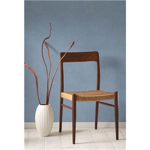 Casadeco|Papier peint uni effet tissu marron foncé|Couleurs Unies 2