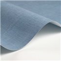 Casadeco|Blue vinyl wallpaper with textured textile effect|Blue