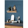 Casadeco|Papel pintado efecto tela azul denim|Azul