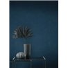 Casadeco|Blue muslin wallpaper with texture and wrinkles|Blue