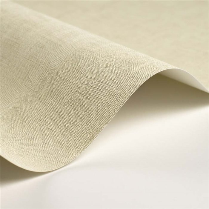 Casadeco|Papier peint tissu museline réaliste vert amande|Couleurs Unies