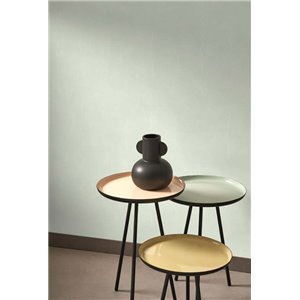 Casadeco|Papel pintado efecto tela de muselina beige|Colores Lisos 2