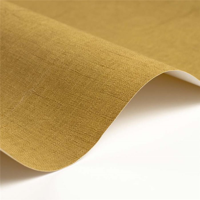 Casadeco|Vinyl wallpaper with olive green fabric effect|Solid Colors