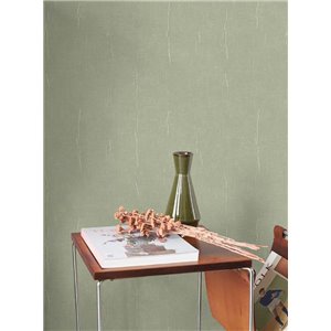 Casadeco|Papier peint uni effet tissu marron foncé|Couleurs Unies 2