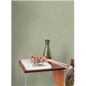 Casadeco|Muslin fabric wallpaper with wrinkles in an elegant green tone|Green