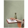 Casadeco|Muslin fabric wallpaper with wrinkles in an elegant green tone|Green