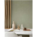 Casadeco|Plain lichen green wallpaper with muslin effect|Solid Colors