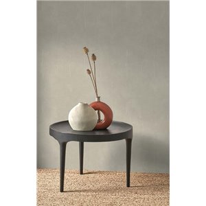 Casadeco|Tapete in roter Musselin-Stoffoptik|Einfarbige Farben 2