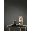 Casadeco|Plain anthracite gray wallpaper with muslin fabric effect|Grey