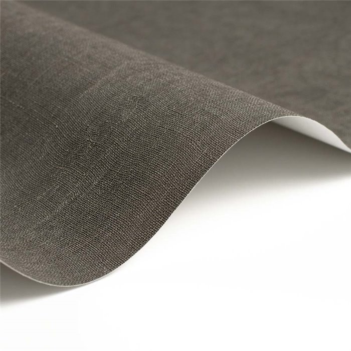 Casadeco|Papier peint uni gris anthracite effet tissu de mousseline|Gris