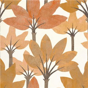 Rasch|Papier peint fleuri Boho jaune|Floral