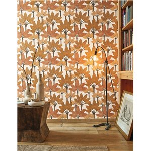 Rasch|Papier peint fleuri Boho jaune|Floral 2