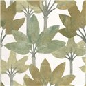 Casadeco|Modern green and white palm wallpaper|Floral