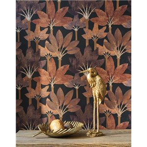 Borastapeter|Tapete Vertikalstreifen Art Nouveau grau lila Stil|Art Deco 2
