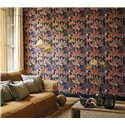 Casadeco|Modern style palm wallpaper in oxidized tones|Floral