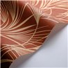 Casadeco|Papier peint feuilles de palmier, style moderne rouge|Floral