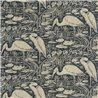 Casadeco|Papier peint hérons bleus style vintage|Papier Peint