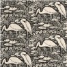 Casadeco|Black vintage heron wallpaper|Wallpaper