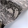 Casadeco|Black vintage heron wallpaper|Wallpaper