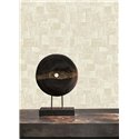 Casadeco|Natural fiber wallpaper in white and beige|Tropical