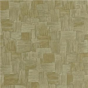 Elitis|Vinyl wallpaper with brown raffia texture|Raffia Imitation