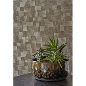 Casamance|Leinwandtapete blau gefärbt|Tapeten 2