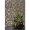 Casadeco|Black natural fiber wallpaper|Raffia Imitation