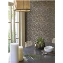 Casadeco|Papel pintado fibras naturales negro|Imitacion Rafia