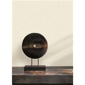 Casadeco|Papier peint uni bleu, textures naturelles effet papyrus|Couleurs Unies 2