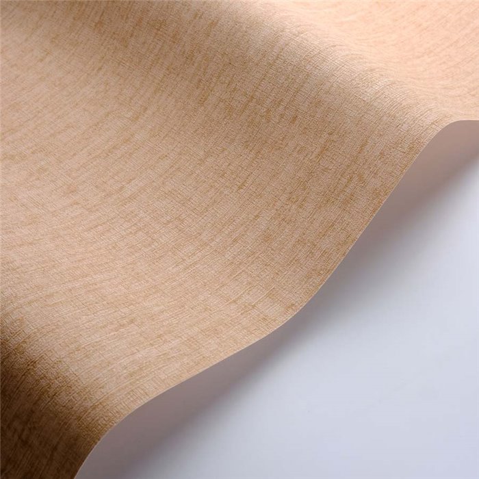 Casadeco|Plain orange wallpaper with natural texture, papyrus effect|Solid Colors
