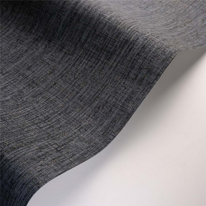 Papel pintado azul con una preciosa textura de fibras vegetales - Casadeco Babylone 89756641