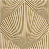 Casadeco|Fan-shaped leaf wallpaper, modern style|Oriental