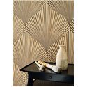 Casadeco|Fan-shaped leaf wallpaper, modern style|Oriental