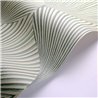 Casadeco|Papier peint style oriental avec feuilles vertes en éventail|Floral