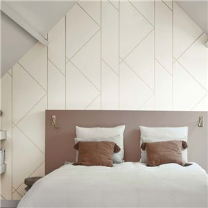 Casadeco|Modern wallpaper for living room or hallway, geometric design|Modern