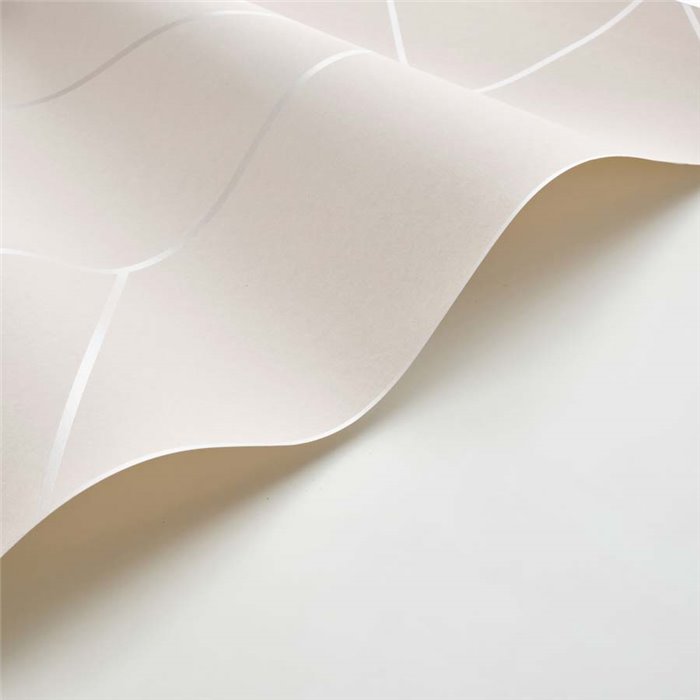 Casadeco|Modern beige and gold wallpaper with geometric shapes|Minimalist