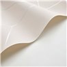 Casadeco|Modern beige and gold wallpaper with geometric shapes|Minimalist