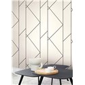 Casadeco|Modern wallpaper for living room or hallway, geometric design|Modern