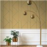 Casadeco|Modern yellow and blue design wallpaper|Wallpaper